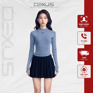 Chân váy nhung xếp ly nữ 𝐃𝐗 𝐃𝐄𝐗𝐔𝐒_dxcv70248