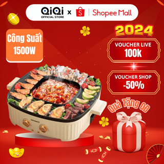 Nồi Lẩu Nướng Đa Năng 2 in 1 METIS CHANGHONG 36cm, Công Suất 1500W, Thiết Kế Chống Dính Cao Cấp Hiện Đại Mẫu Đẹp