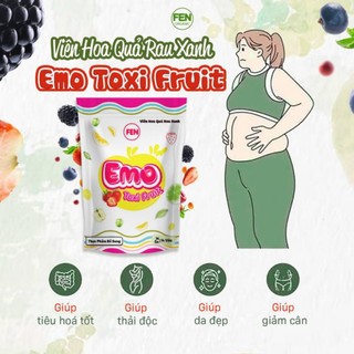 EMO TOXI FRUIT VIÊN UỐNG GIAM CAN  ( Free ship kèm quà tặng)