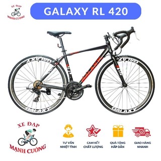 Xe đạp đua galaxy rl420 2023 khung nhôm chính hãng mới 100%, tặng kèm phụ kiện cao cấp.