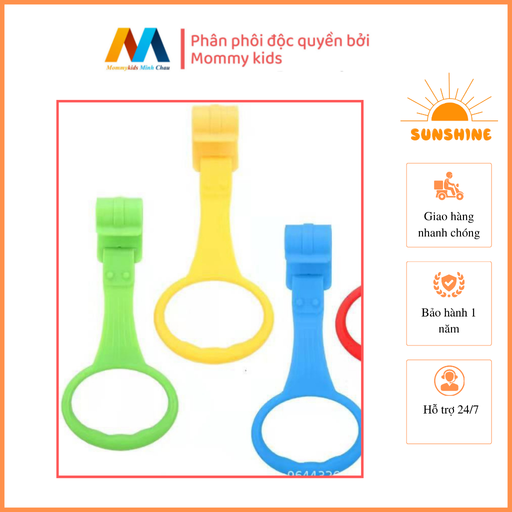 PHỤ KIỆN QUÂY CŨI VÒNG TRÒN TAY NẮM GIÚP BÉ VẬN ĐỘNG CƠ TAY, TẬP ĐI