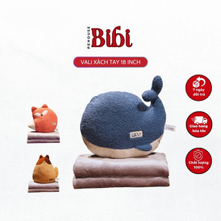 Bộ chăn gối văn phòng gấp gọn hình thú chăn gấp gọn trong gối dùng văn phòng du lịch và dã ngoại bibi shop