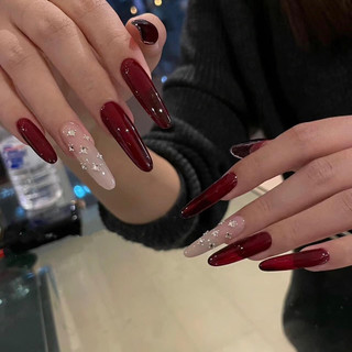 [Phụ Kiện Nail Chính Hãng] Thạch đỏ ruou vang