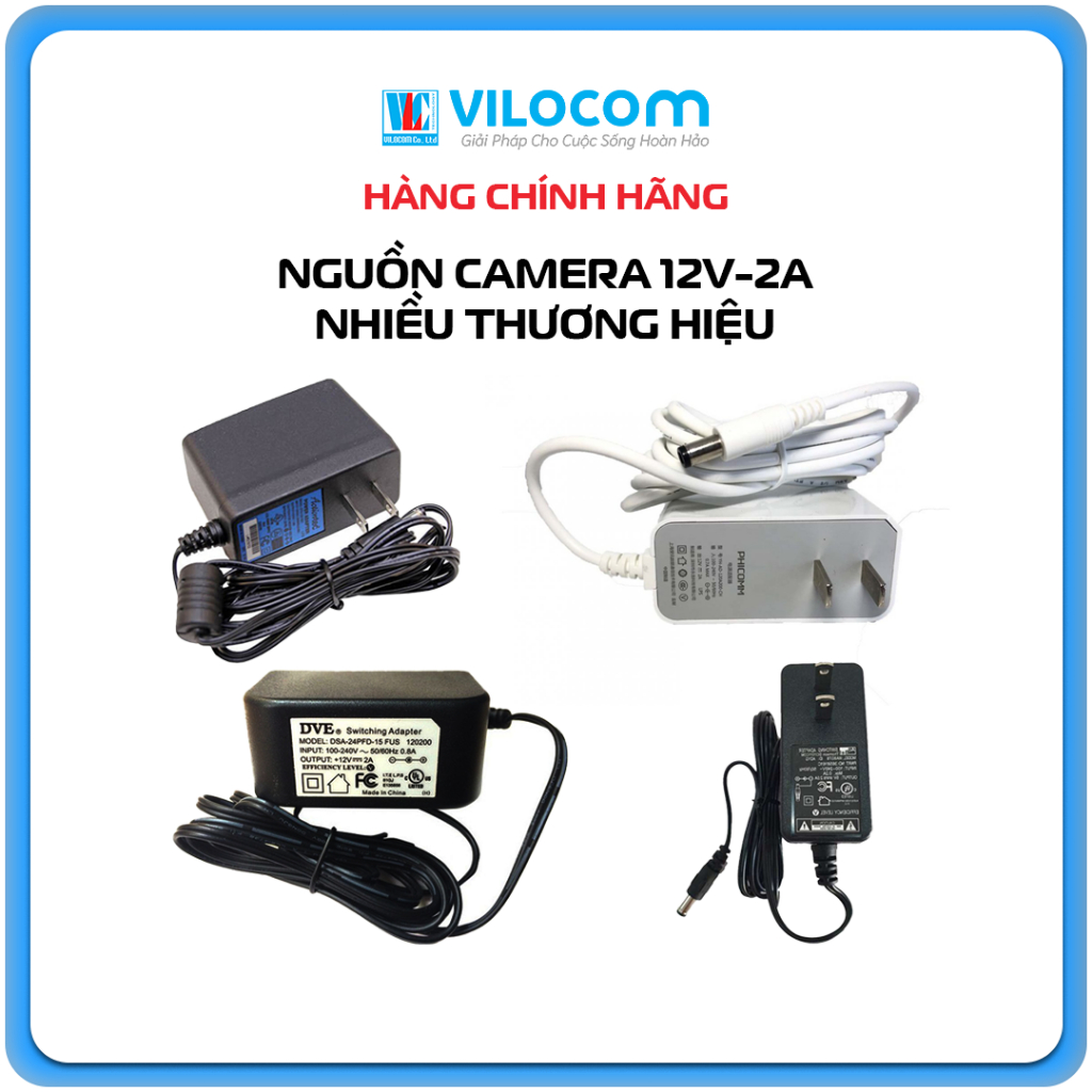 Nguồn camera actiontec/DVE/phicomm 12v-2A
