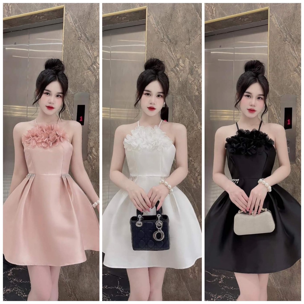 Đầm tapta nữ nhẹ nhàng