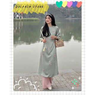 - Áo dài cách tân bigsize - Áo dài hồng bigsize - Áo dài xanh bigsize - Áo dài trắng bigsize