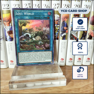 Thẻ bài yugioh chính hãng Lost World –  Super Rare
