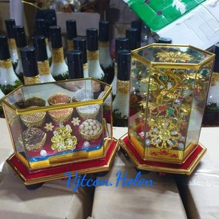 Combo 2sp cây như ý & hộp ngũ cốc phong thủy