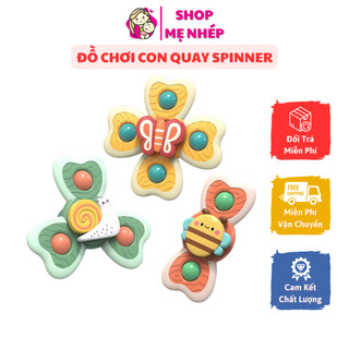 Con quay spinner vui nhộn, đồ chơi con quay gồm 3 chi tiết dễ thương