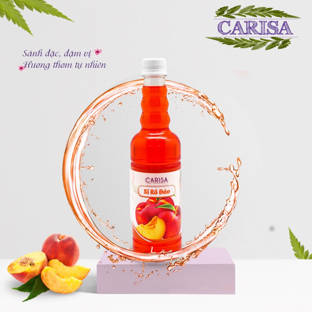 Siro Đào Carisa 500ml