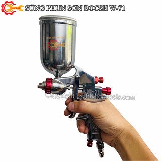 Súng Phun Sơn BOCSH W-71 - Hàng Cao Cấp - Đầu Phun 1.3mm