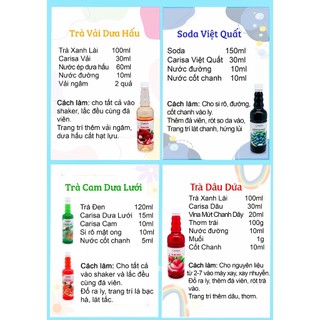 Siro Chanh Carisa 500ml