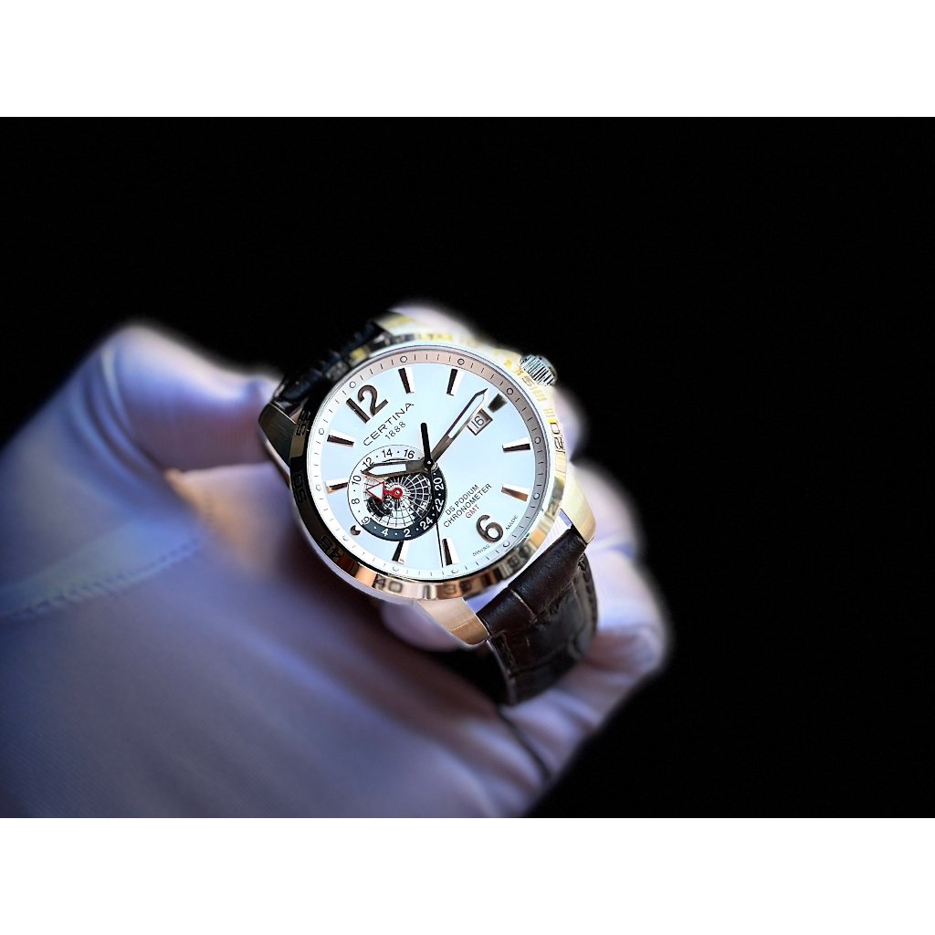 Đồng hồ nam dây da Certina DS Podium GMT C034.455.16.037.01