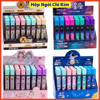 Hộp Ngòi Ruột Bút Chì Kim Bấm 0.5/0.7mm ,Hộp Ngòi Chì Thay Thế Tiện Lợi Dễ Sử Dụng Cho Học Sinh