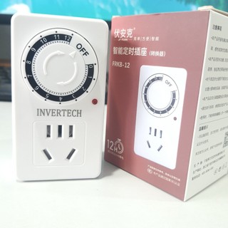 Ổ cắm điện hẹn giờ tắt tiện dụng, ổ cắm hẹn giờ đếm ngược invertech công suất 10a/220
