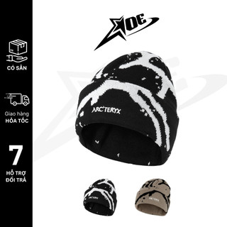(Có sẵn) AOE STUDIO - Mũ len beanie nam nữ Y2K cao cấp mũ dệt kim ARCTERXY nón giúp giữ ấm màu đông phong cách cá tính đ