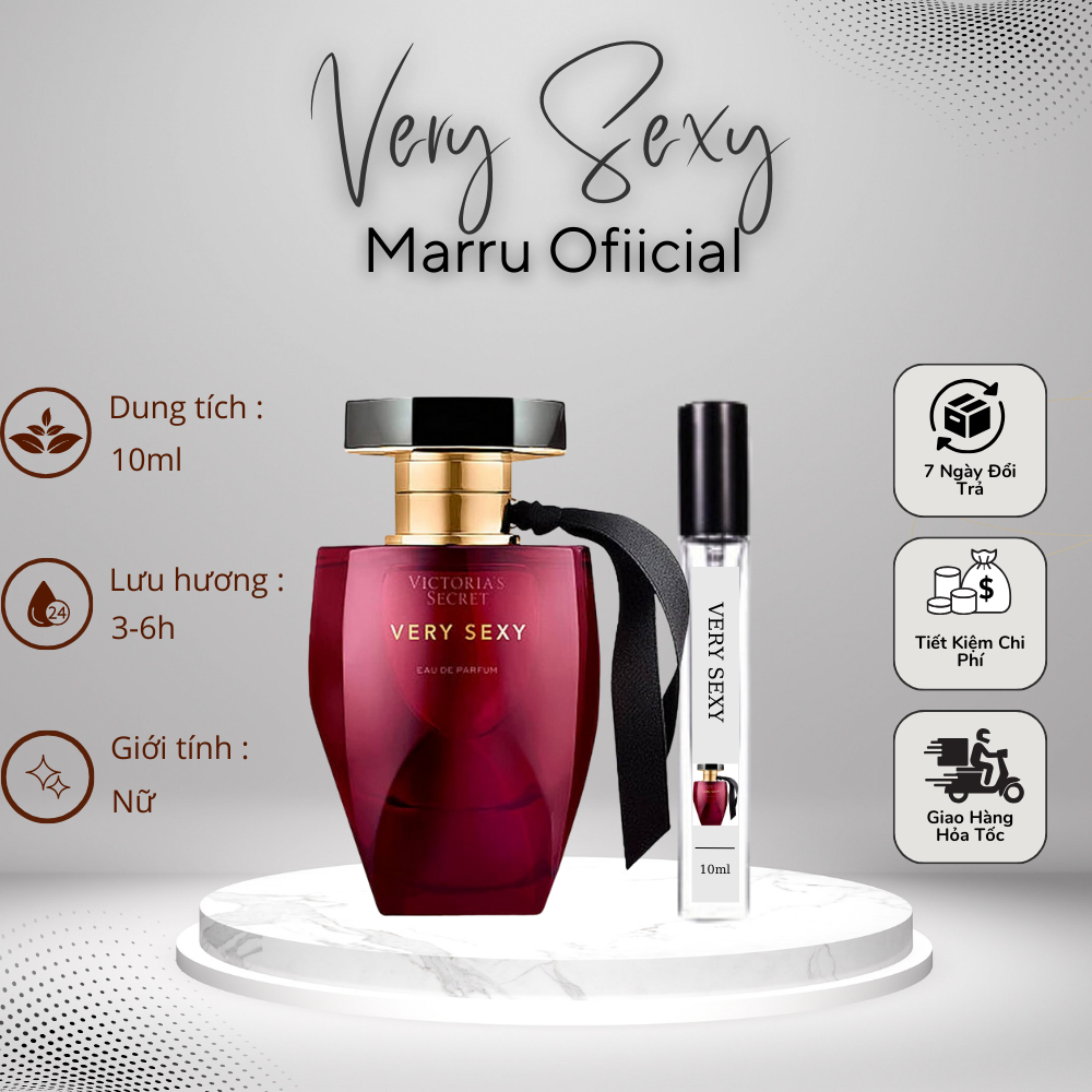 Nước hoa nữ Victoria's Very Sexy nữ tính , gợi cảm , hấp dẫn chiết 10ml - Marru Official