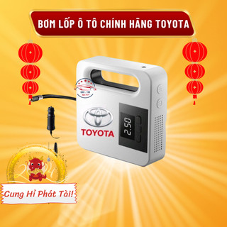 Bơm lốp xe ô tô Toyota Cao Cấp - Đo Áp Suất Xe - Cảm biến Tự Ngắt Cao Cấp - BH 12 Tháng - Car.THC