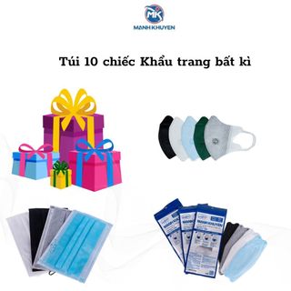 10 chiếc Khẩu trang Mạnh Khuyên bất kì kháng khuẩn