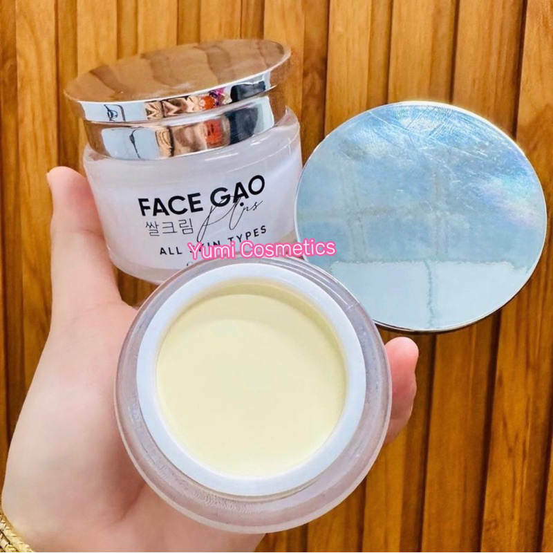 (Combo)Kem face gạo plus (size lớn) + Sữa rửa mặt gạo (size lớn) dưỡng da mịn mạng căng bóng, sạch nhờn, se lỗ chân lông