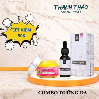 Bộ Combo Dưỡng Da Kem Mulrose - Serum Black Rose dưỡng ẩm, tái tạo da, cung cấp dưỡng chất làm sáng da