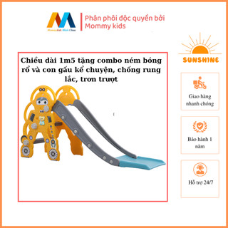 Cầu trượt robot,cầu trượt khủng long, cầu trượt kì lân, cầu trượt lai cho bé TẶNG FULL QUÀ TẶNG