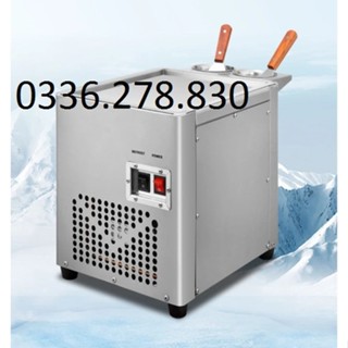 Máy làm kem cuộn. Công suất 220W. Nặng 20 kg. Kích thước 488 * 302 * 328 mm. Bảo hành 12 tháng