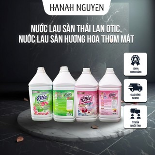 A3 nước lau sàn thái lan otic, nước lau sàn hương hoa thơm mát can 3600ml, sạch bong sáng bóng