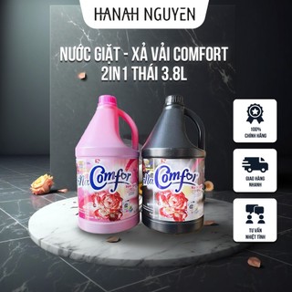 A1 nước giặt - xả vải lana comfor 2in1 thái lan tỏa hương thơm ngát dung tích 3800ml