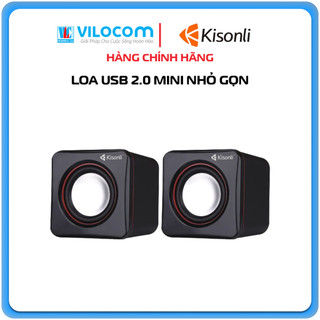 Loa xí ngầu kisonli v310 loa 2.0 nhiều màu