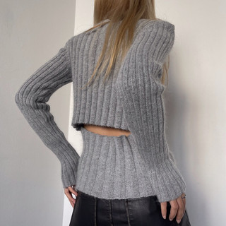 Áo Croptop dài tay D7018