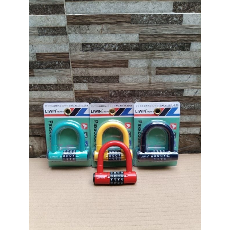 Khoá số chữ U LiWIN Japan 4 số