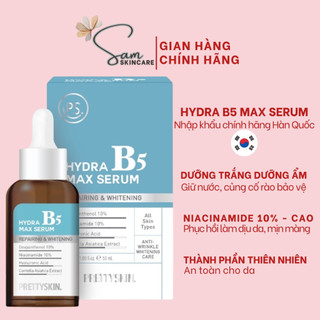Tinh Chất Serum Phục Hồi, Dưỡng Trắng B5 Hydra B5 Max Serum Repairing & Whitening Prettyskin Hàn Quốc 50ml