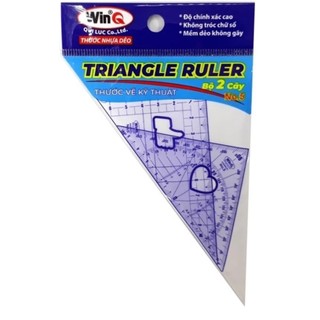 Bộ 2 cây thước Eke đo góc vuông