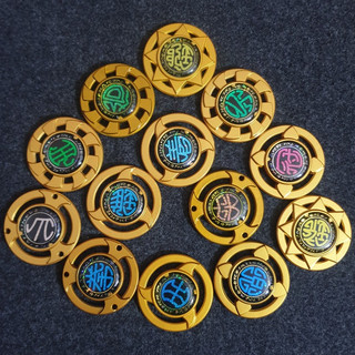 Một medal hurricaneger 2002 | phụ kiện biến thân siêu nhân cuồng phong | bandai