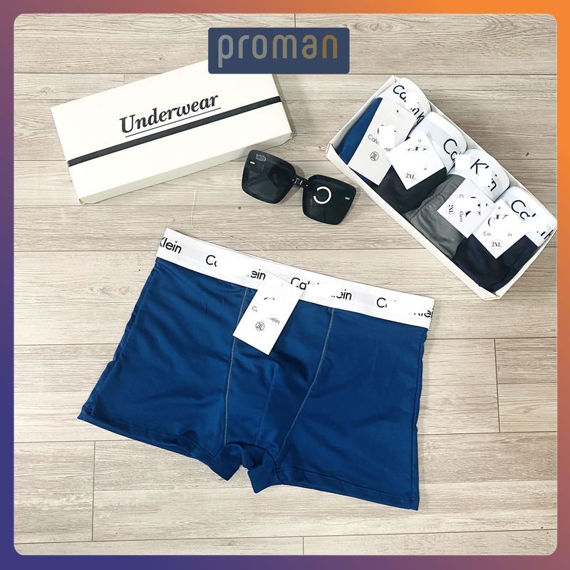 Quần Sịp Đùi Nam Boxer Nam, Quần lót nam boxer Thông hơi cotton 95% ST01 - PROMAN