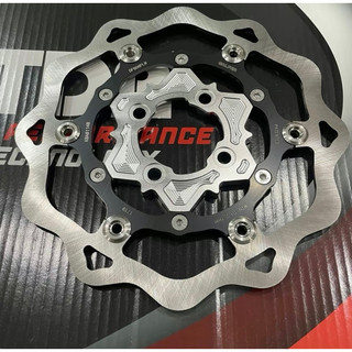 Đĩa ktm 4 lỗ lòng nhôm cnc khoen inox