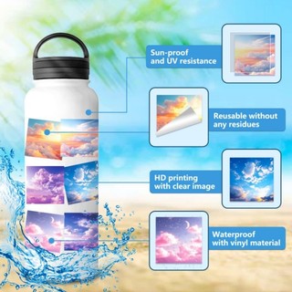 Set 50 miếng sticker hình dán chống nước