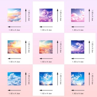 Set 50 miếng sticker hình dán chống nước