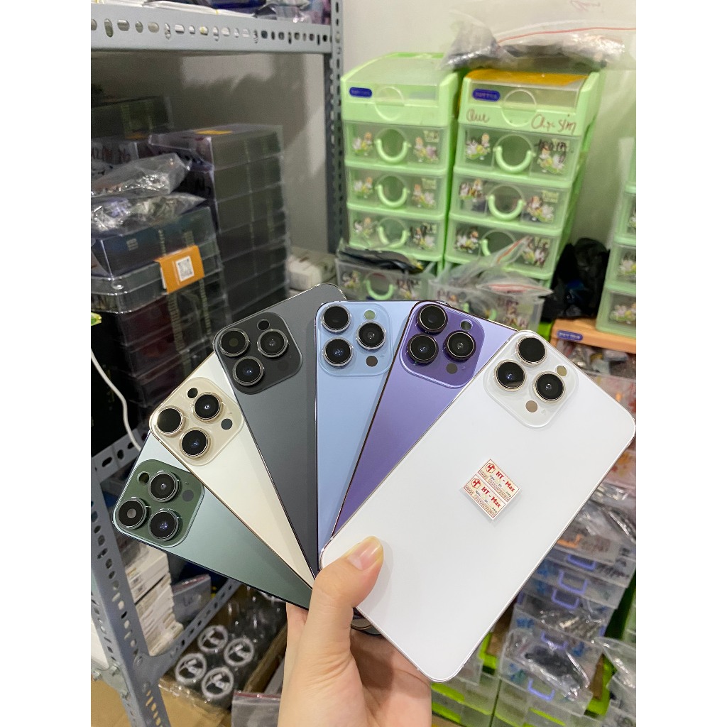 Vỏ độ thay thế X-Xs-Xsm-11-11pm độ 13/14p 14/14prm CAM TO tặng kèm phím khay sim flash - lỗi 1 đổi 1