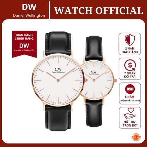 .Đồng Hồ Thời Trang Nam Nữ D.W Classic Sheffield Rose Gold White 32mm & 40mm - DANIELWATCHVN.