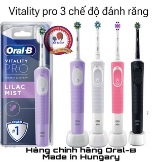 (CHÍNH HÃNG) Bàn chải điện oral-b Vitality Pro, Vitality 100, vitatity 150 oral-b hàng chính hãng oral-b