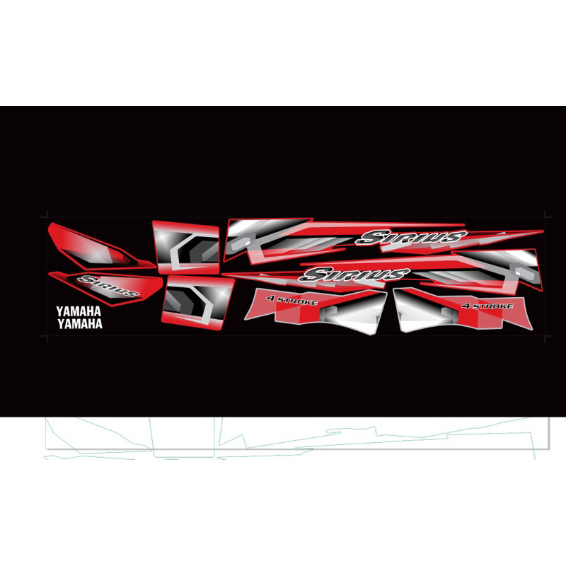 Tem rời Sirius zin 2006 full đỏ bạc