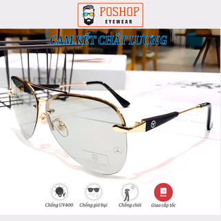 Mắt kính mát nam cao cấp POSHOP [ kính râm ] gọng kim loại tròng polaroid chống chói uv400 thời trang ITALIA tinh tế M1