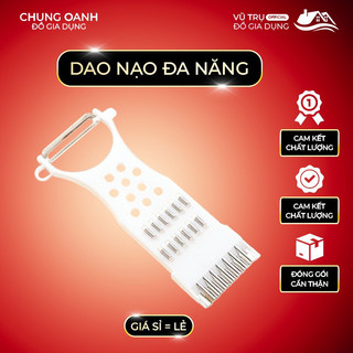 Dao nạo rau củ quả 2 đầu - dao gọt nạo hoa quả trái cây đa năng