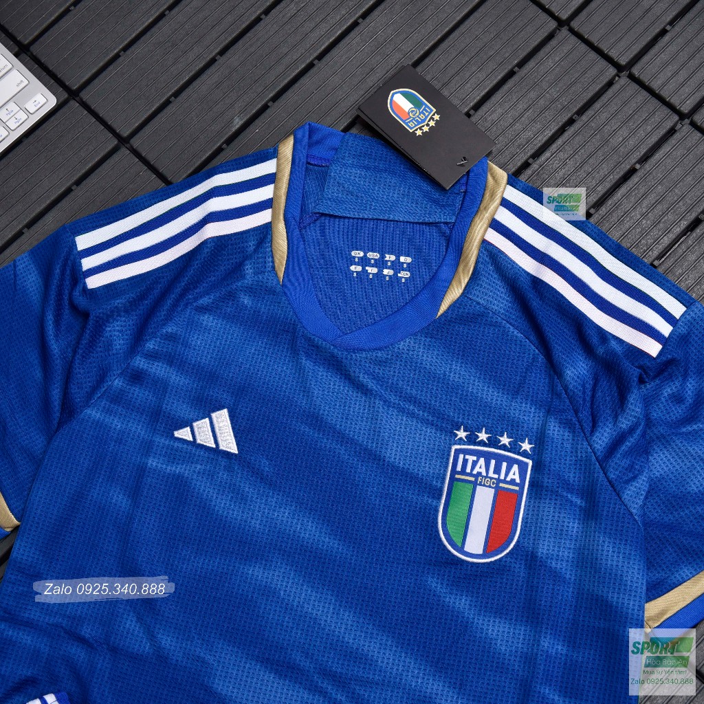 Set Bộ Bóng Đá ĐTQG Italia 2023 - Áo Đá Banh Tuyển Ý mùa giải 22/23 Vải Thái Chuẩn Áo Thi Đấu