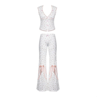 ESSENTIALS ౨ৎ QUẦN & ÁO ROSE BLUSH SET