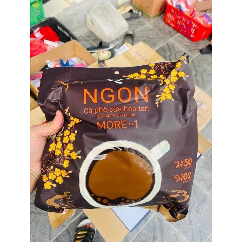 cafe q ngon 1 bịch 52 gói
