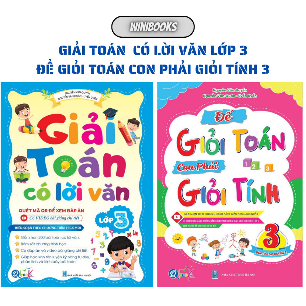 Sách - [Lớp 3] - Giải Toán Có Lời Văn Lớp 3 và Để Giỏi Toán Con Phải Giỏi Tính 3