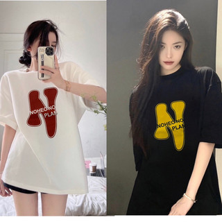 Áo thun cotton khô chữ N in nổi freesize nam nữ
